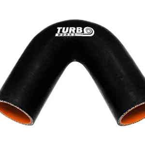 Akce Silikonové koleno 135° TurboWorks Pro černá 12mm