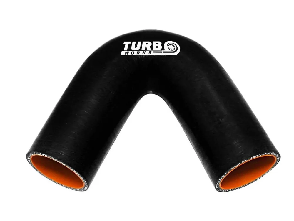Akce Silikonové koleno 135° TurboWorks Pro černá 12mm