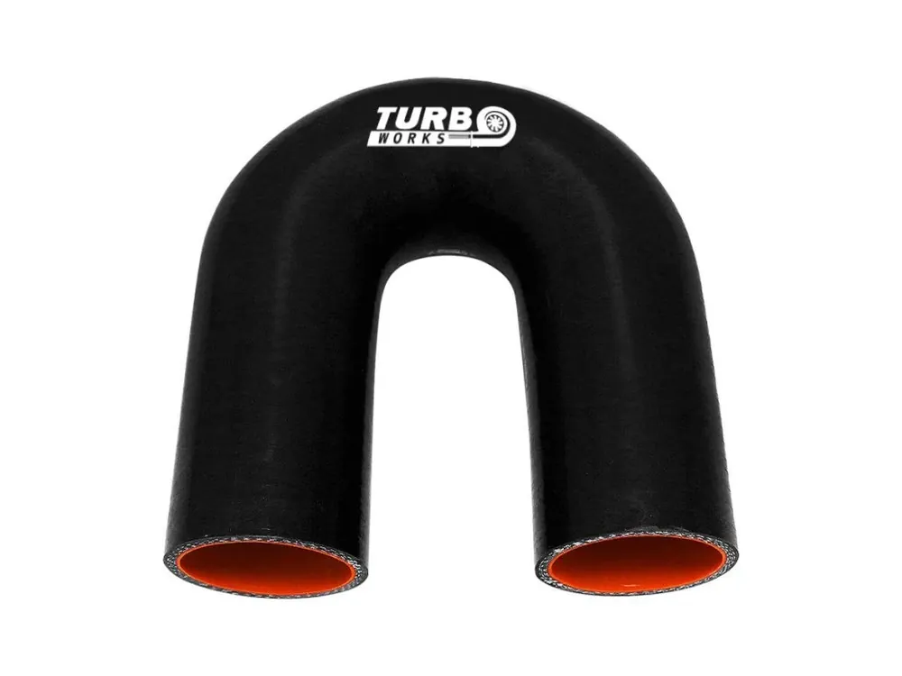 Silikonové koleno 180° TurboWorks Pro černá 32mm Aktuální