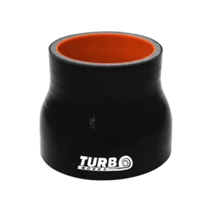 Značkový Silikonová redukce TurboWorks Pro černá 70-89mm