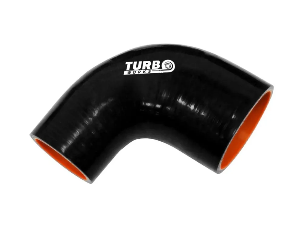 Akční Cena Silikonová redukce 90° TurboWorks Pro černá 45-63mm