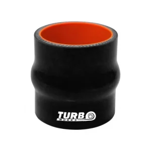 Výhodná Nabídka Silikonová antivibrační spojka TurboWorks Pro černá 57mm