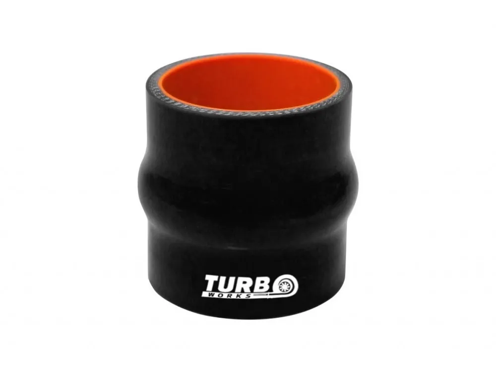Výhodná Nabídka Silikonová antivibrační spojka TurboWorks Pro černá 57mm