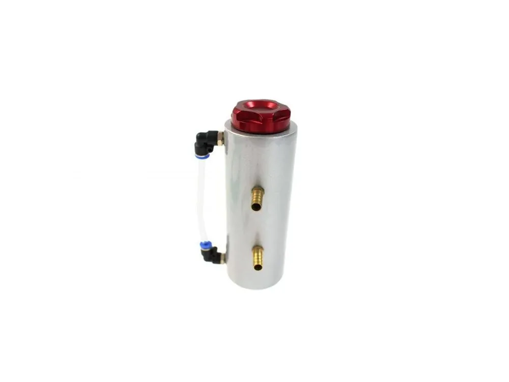 Oil catch tank, zachyt. olejová nádoba TurboWorks 0.3 L stříbrná Bezpečná Platba