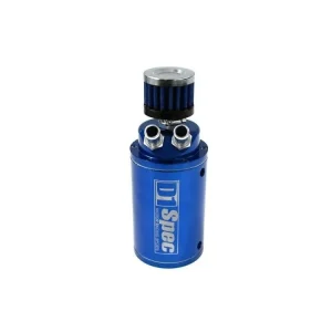 Oil catch tank, zachyt. olejová nádoba 0.7L 9mm / 15mm D1Spec modrá + filtr Nejlepší Volba