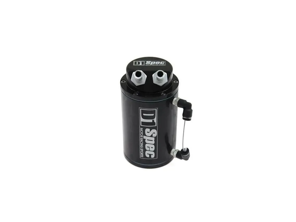 Expresní Doručení Oil catch tank, zachyt. olejová nádoba 0.7L 9mm D1Spec černá replika