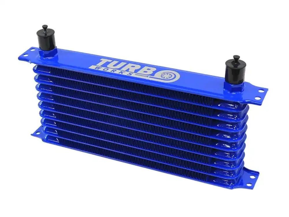Chladič oleje TurboWorks Race Line 10-řádků 300x70x50 AN10 Koupit Online