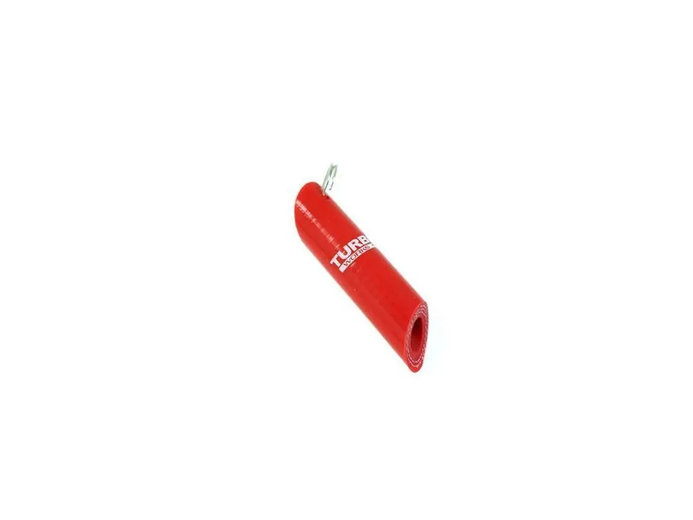 Přívěsek na klíče - silikonová hadička, červený Must-Have