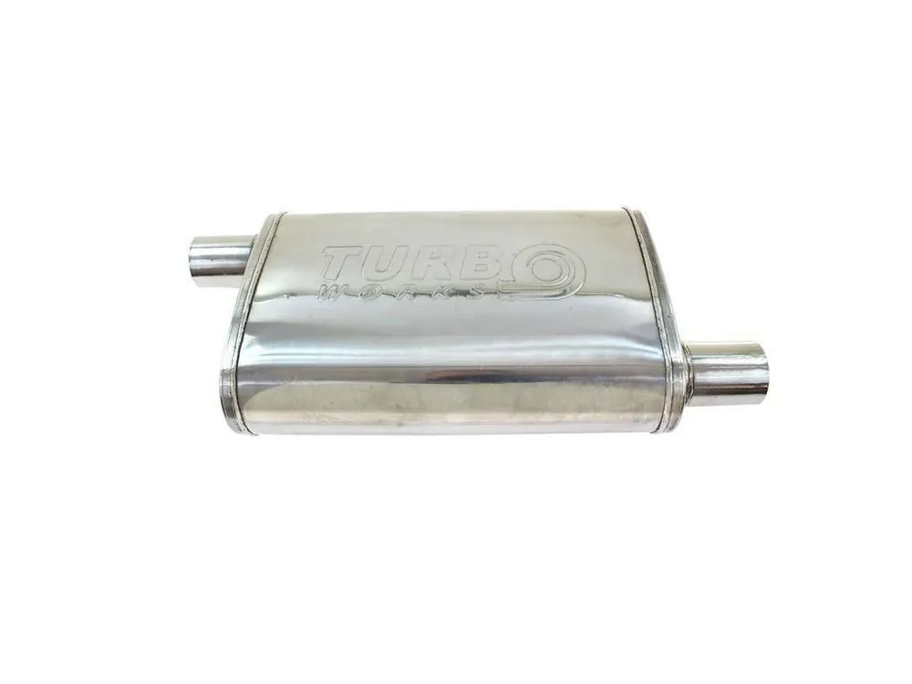 Centrální tlumič výfuku 70mm TurboWorks LT 304SS Sleva