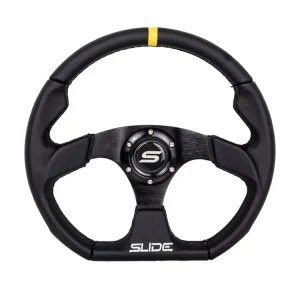 Sportovní volant SLIDE 350mm, kůže - žlutý proužek Objednat Nyní