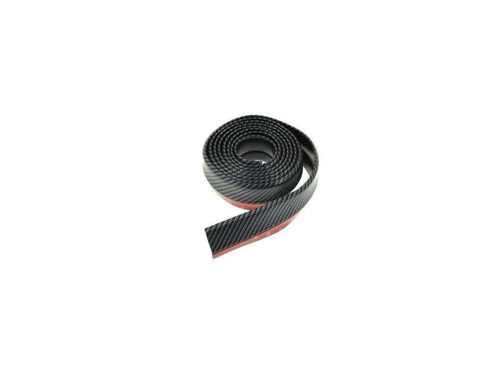 Vrácení Zdarma Univerzální lipa/spoiler z pružného materiálu Carbon-Look - černý, délka 2,5 m
