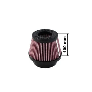 Sportovní vzduchový filtr TURBOWORKS - universál, červený H 100mm DIA 101mm Expresní Doručení