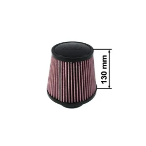 Sportovní vzduchový filtr TURBOWORKS - universál, červený H 130mm DIA 101mm Nová Kolekce