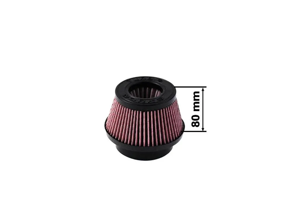 Jen Po Omezenou Doba Sportovní vzduchový filtr TURBOWORKS - universál, červený H 80mm DIA 101mm
