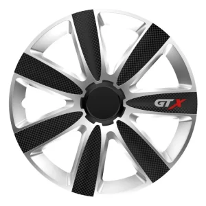 Značkový Kryt kola - poklice GTX Carbon black&silver 15"