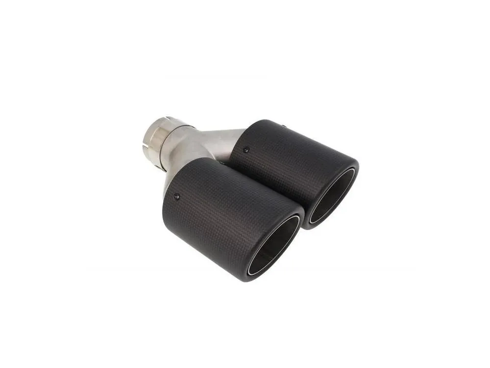 Koncovka výfuku 2x101mm vstup 63mm KARBON L Nejlepší Volba