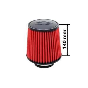 Sportovní vzduchový filtr SIMOTA - universál, červený JAU-G02101-06 89mm Levný