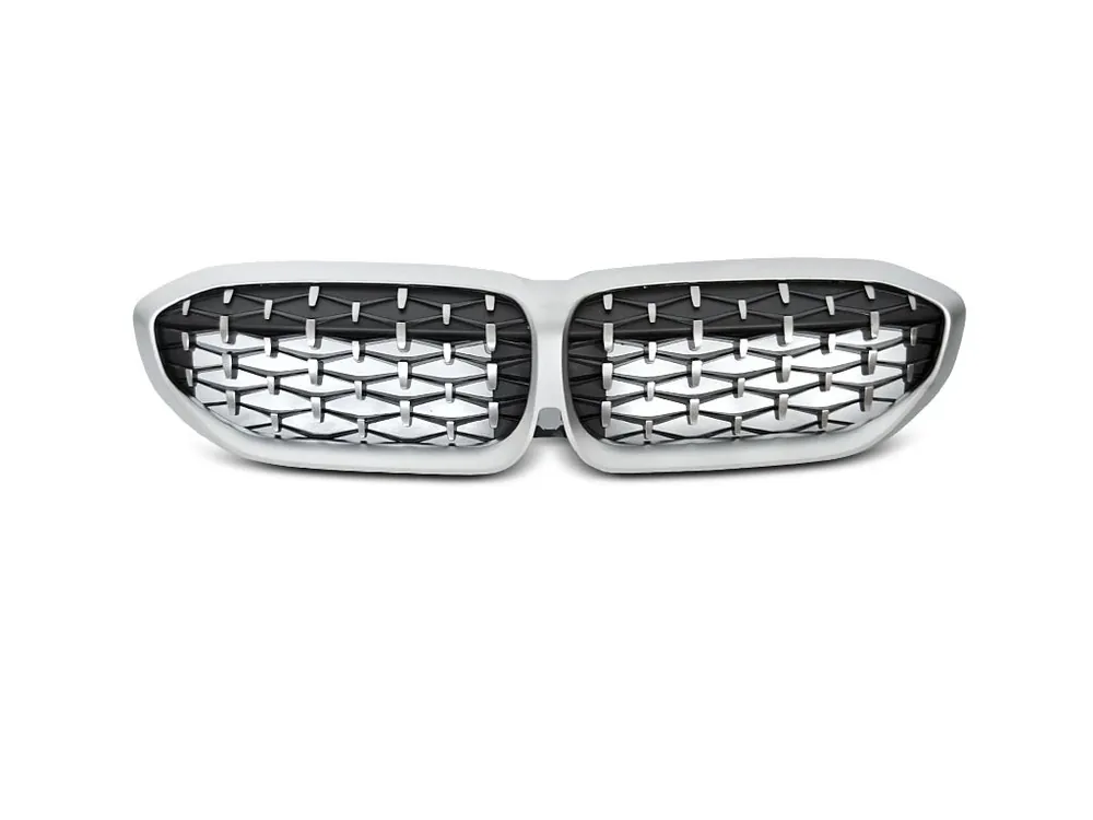 Přední maska, ledvinky BMW G20/G21 19- stříbrná DIAMOND Dokud Zásoby Vydrží