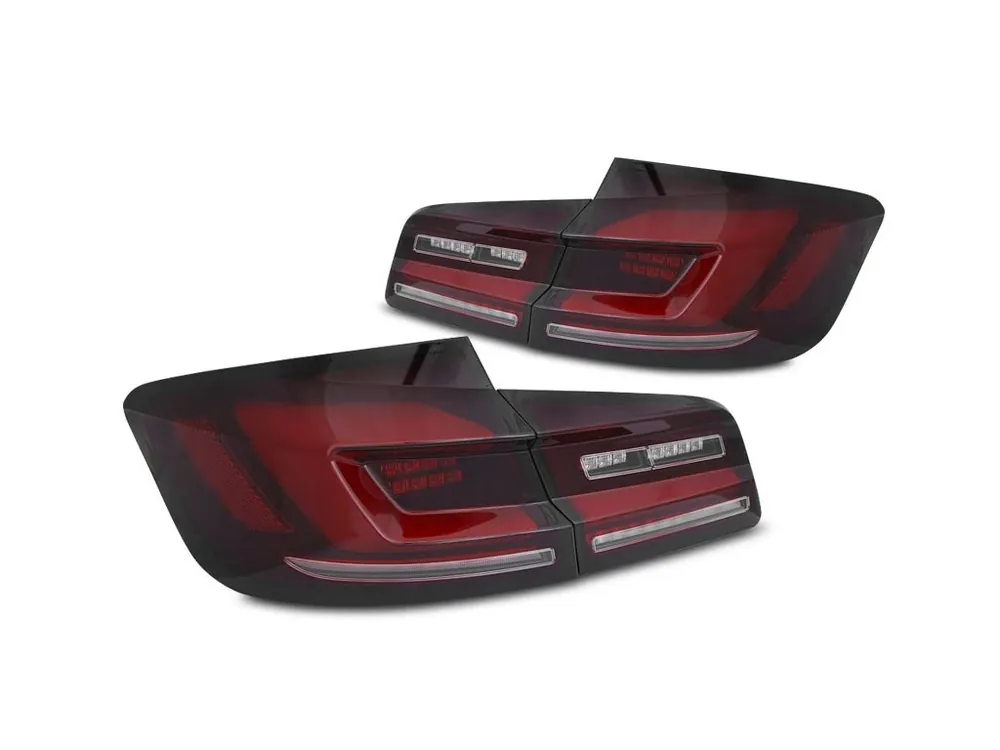 Zadní světla BMW F10 10-16 sedan - červená/kouřová LED BAR SEQ Levný