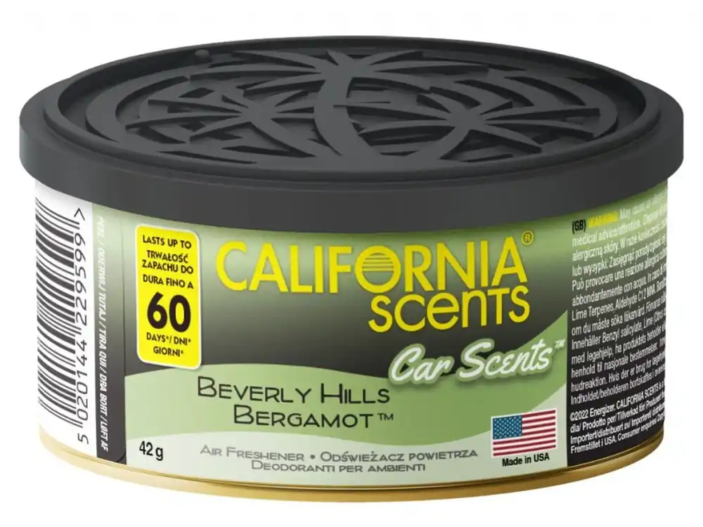 Ihned K Objednání CALIFORNIA SCENTS Osvěžovač vzduchu, vůně Car Scents - Beverly Hills Bergamot