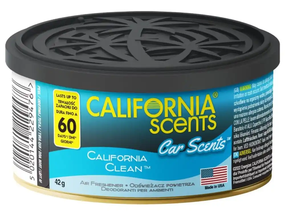 CALIFORNIA SCENTS Osvěžovač vzduchu, vůně Car Scents - California Clean Nejprodávanější
