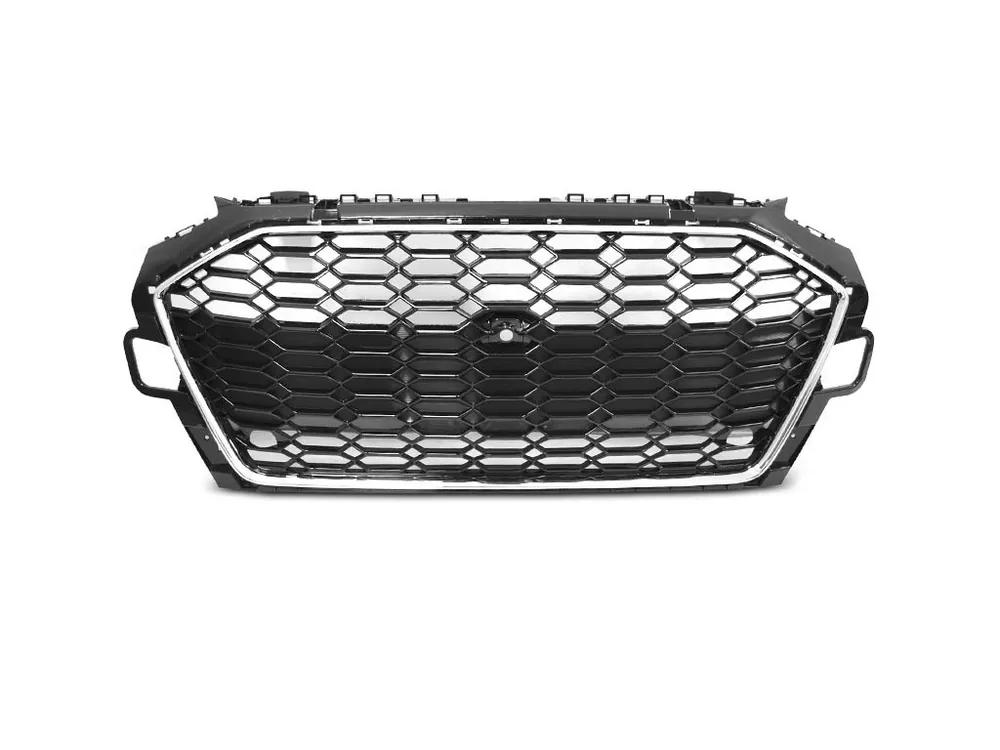 Hit Sezóny Přední maska Audi A4 B9 20- chrom/černá PDC