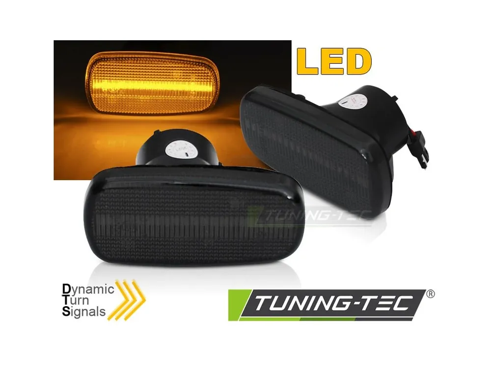 Originální Boční blikače Toyota Land Cruiser 120 03-09 kouřové LED SEQ
