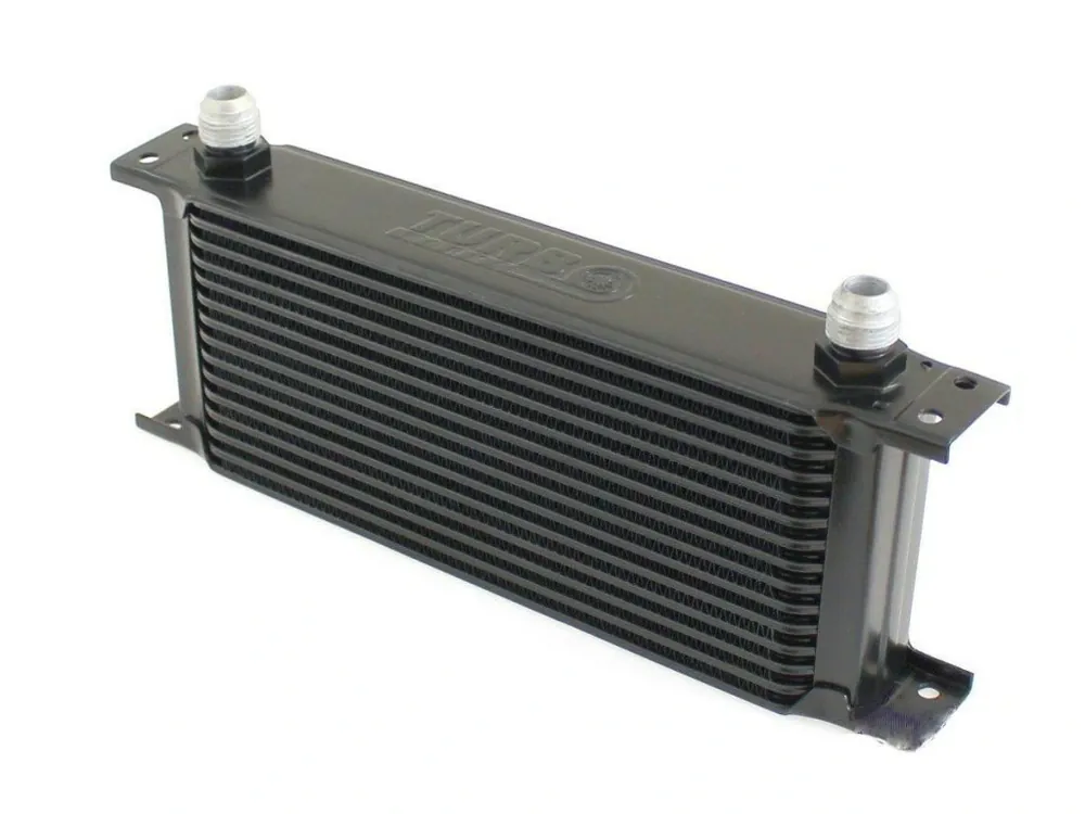Chladič oleje TurboWorks 15-řádků 260x125x50 AN10 Black Sezónní Sleva