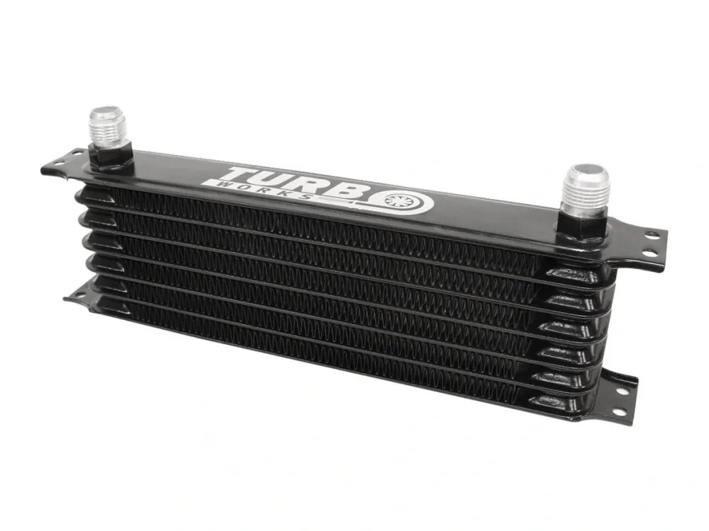 Dokud Zásoby Vydrží Chladič oleje TurboWorks Line 7-řádků 300x90x50 AN10 Black