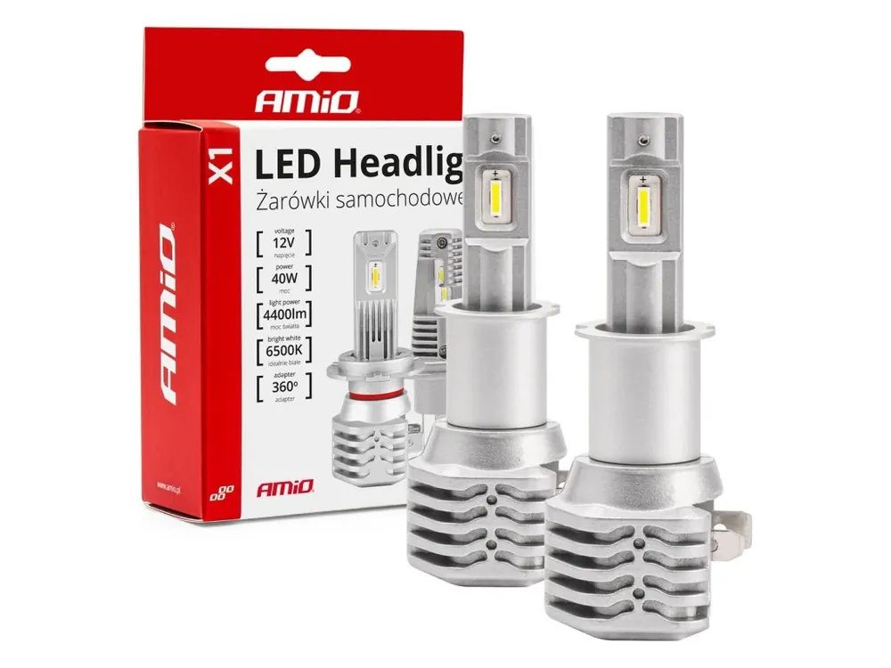 Ověřený AMiO LED žárovky H3 X1 Series