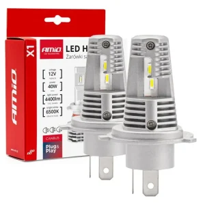 Expresní Doručení AMiO LED žárovky H4 X1 Series