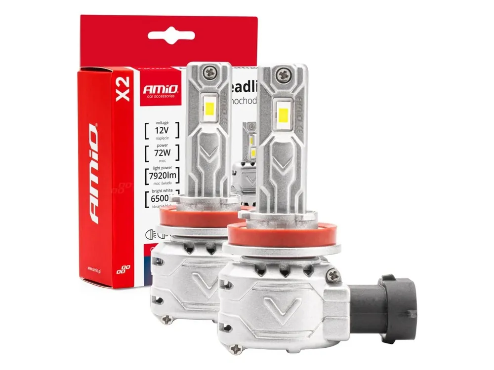 Nová Kolekce AMiO LED žárovky H8/H9/H11 X2 Series