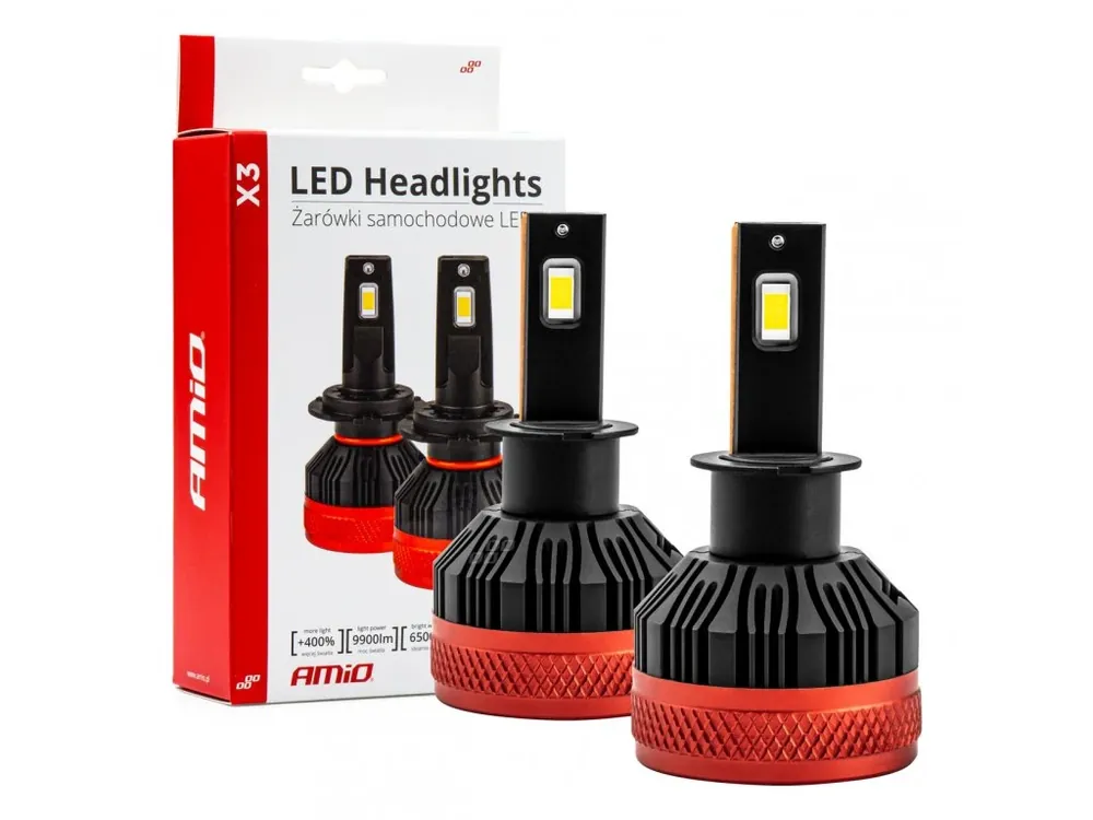 Tovární Cena AMiO LED žárovky H3 X3 Series