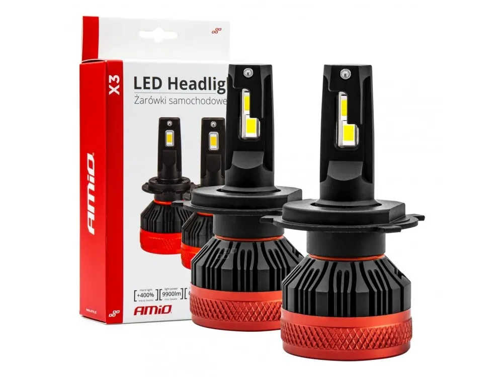 Pouze Dnes AMiO LED žárovky H4 X3 Series