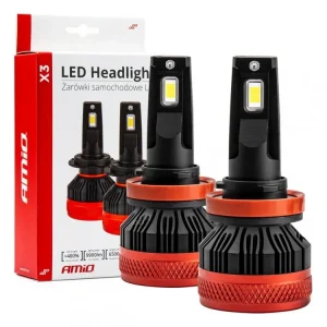 AMiO LED žárovky H8/H9/H11 X3 Series Nejlepší Cena