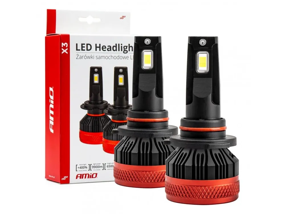 Akce AMiO LED žárovky HB3 9005 X3 Series