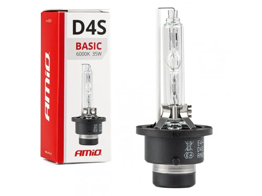 HID výbojka D4S 35W 6000K xenonová AMiO BASIC Omezená Nabídka