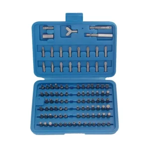 Bity ploché, křížové, TORX, IMBUS, XZN, aj., nástavce, sada 100 ks - BGS 765 Tovární Cena