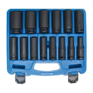 Hlavice 1/2" nástrčné tvrzené, úderové 10-32mm CrMo, sada - BGS 5207 Levný