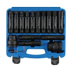 Ověřený Bity úderové pro nákladní auta 16ks Torx/Imbus/E-profil - BGS