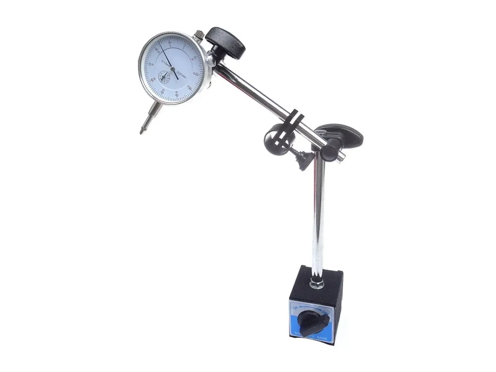 Magnetický stojan, stativ + úchylkoměr - QUATROS QS15511 Víkendová Akce
