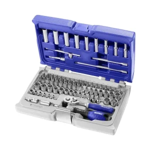 Bezpečná Platba Gola sada 1/4", 73 dílů, šestihran, dvanáctihran - Tona Expert (E030707T)