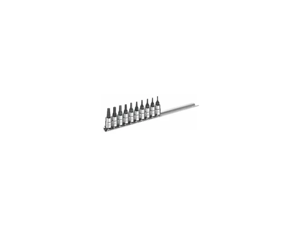 Sada 1/4" zástrčných hlavic 10 kusů, T6 - T30, Tona Expert (E030703T) Originální