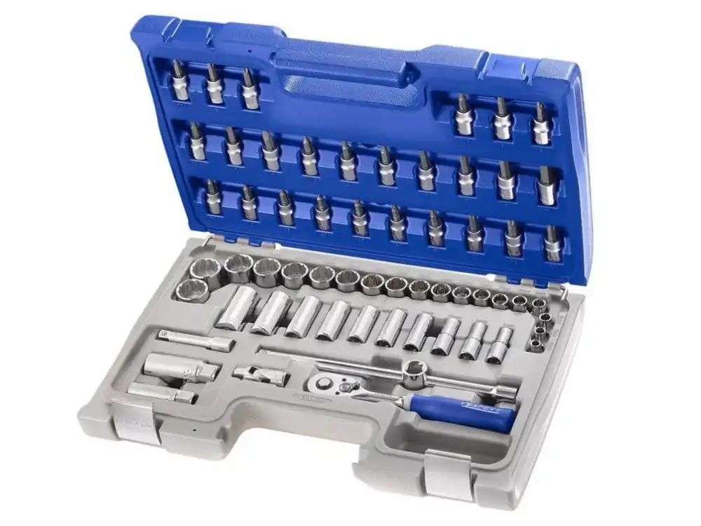 Gola sada 3/8" 61 dílů, šestihran, dvanáctihran, torx - Tona Expert (E031806T) Sleva