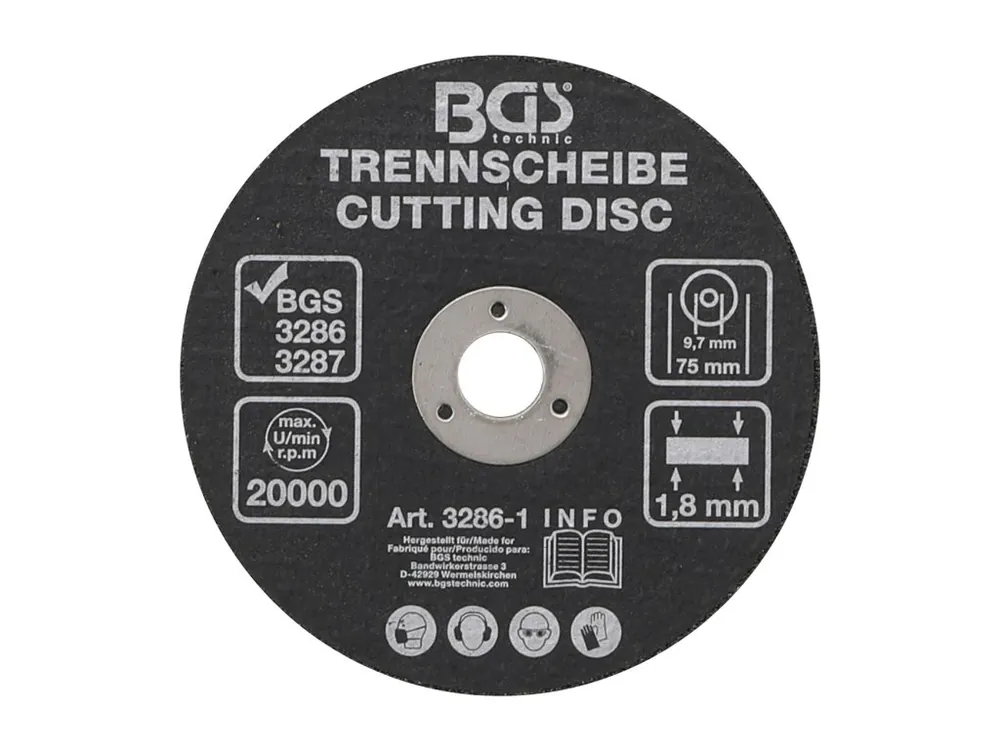 Kotouč řezný 75mm - BGS 3286-1 Vrácení Zdarma