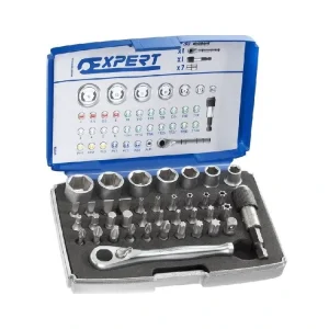 Nejlepší Cena Sada bitů 1/4" 39 dílů, 25 mm - Tona Expert (E131705T)