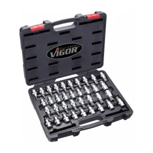 Jen Po Omezenou Doba Sada zástrčných hlavic 36ks IMBUS, TORX, XZN, RIBE - VIGOR V2496