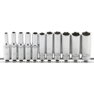 Levný Hlavice nástrčné 1/4" 4,0-13,0 mm, prodloužené, na kolejnici - BGS 2221