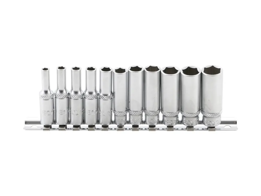 Levný Hlavice nástrčné 1/4" 4,0-13,0 mm, prodloužené, na kolejnici - BGS 2221