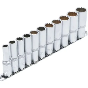 Nakupujte Hned Hlavice 3/8” nástrčné prodloužené 12hranné, velikosti 8-19 mm, sada 11 ks - BGS 5252